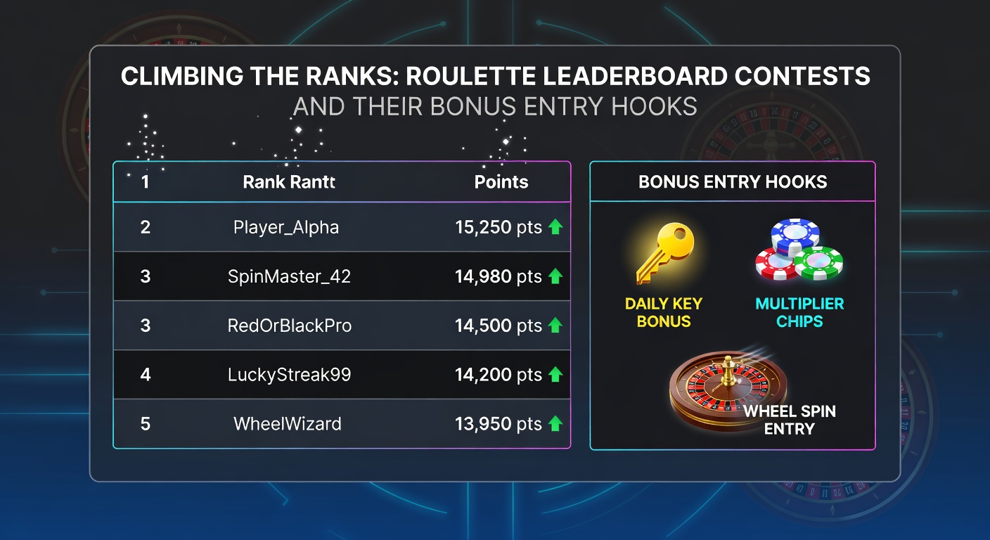 Close-up of a mobile roulette app leaderboard during a bonus entry frenzy, highlighting surging player points and hook activations in April 2026