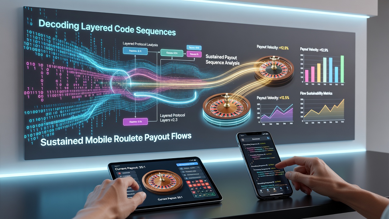 Flow diagram illustrating code layer progression in mobile roulette payout systems