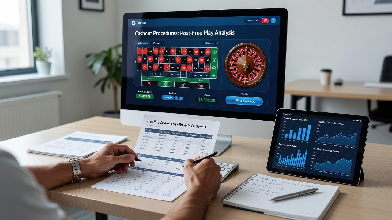 Mobile roulette session transitioning to withdrawal confirmation screen