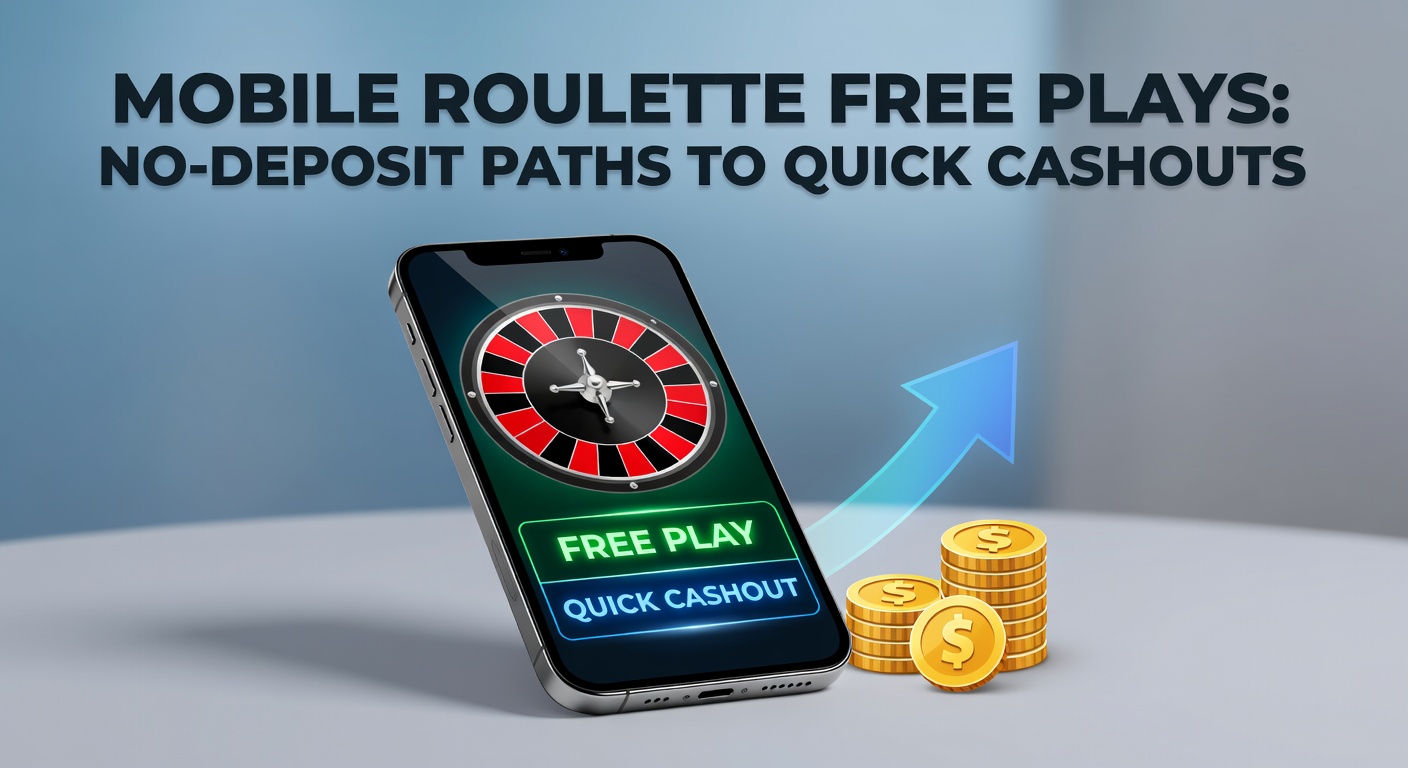 Illustration of a cashout flowchart on a mobile roulette app, showing steps from free play activation to withdrawal confirmation
